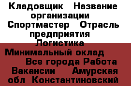 Кладовщик › Название организации ­ Спортмастер › Отрасль предприятия ­ Логистика › Минимальный оклад ­ 28 650 - Все города Работа » Вакансии   . Амурская обл.,Константиновский р-н